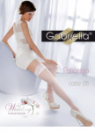 Белые свадебные чулки Gabriella 